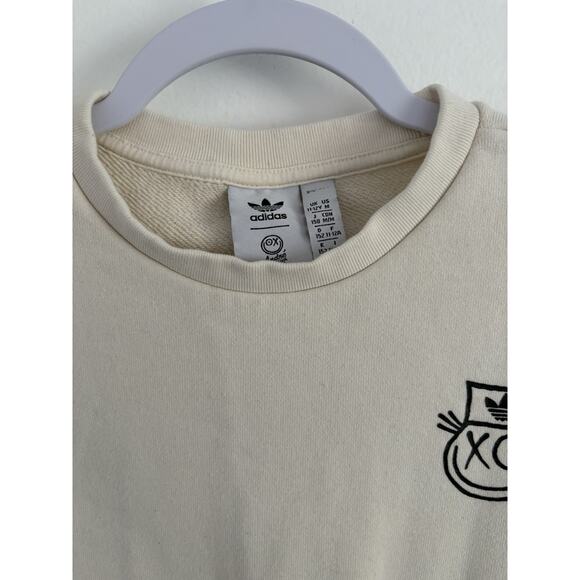Adidas Original Sweater Unisex Kids Cream 11/12y (US M) Andre Saraiva Edition - Picture 2 of 5